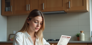Analyse nutritionnelle : les calories du Magnum amande passées au crible Jeune femme examine un ice cream Magnum almond à la maison